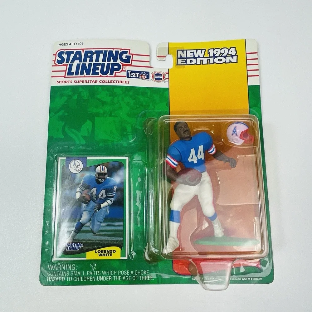 Lorenzo White Starting Lineup Football Figure 1994 Edition Houston Oilers NFL